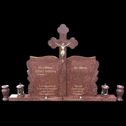 Cruce din granit, cu Iisus, model GRA-1184